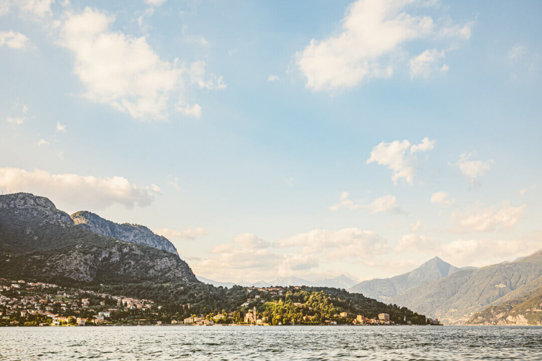 Lake Como at Tremezzina.